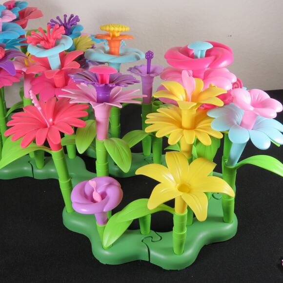 Children's Buildable Flower Toy Set - Educational STEM Garden Playset 133 PC - Picture 5 of 15